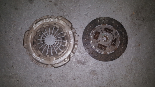 Drukgroep + koppelingsplaat Renault Captur 1.5 dCi 2014